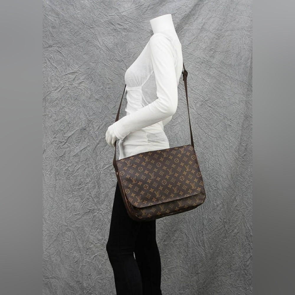 Louis Vuitton Brown Monogram Laptop Bag